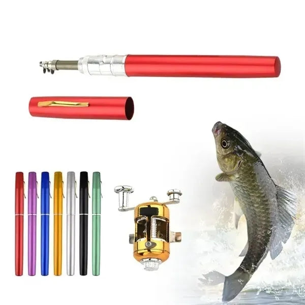 Portable Pocket Telescopic Mini Fishing Pole Pen