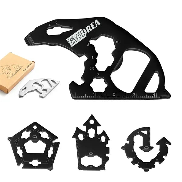 Portable Camping Multi-Functional Pocket Keychain Tool Card