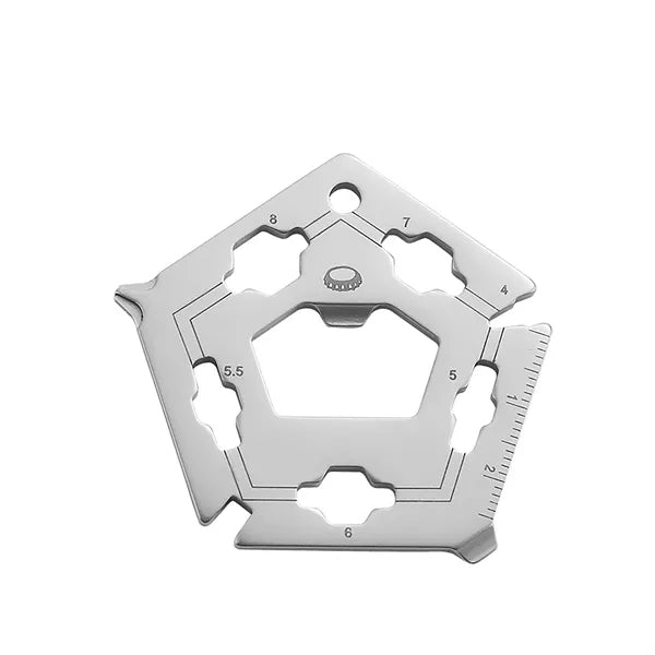 Portable Camping Multi-Functional Pocket Keychain Tool Card