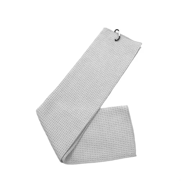 Microfiber waffle golf towel