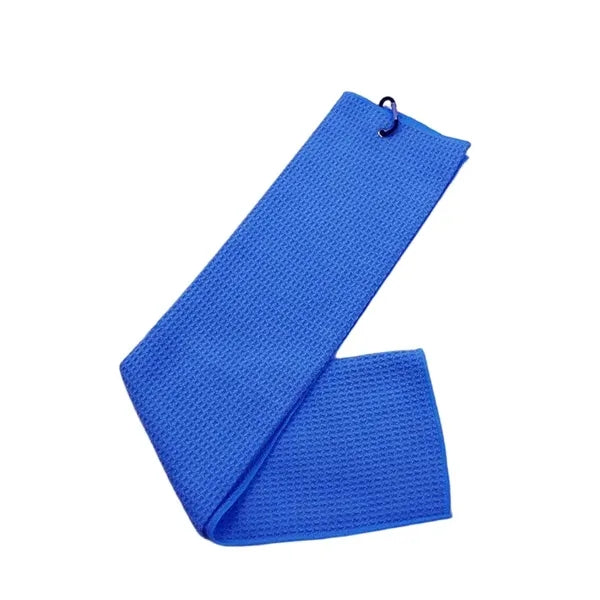 Microfiber waffle golf towel