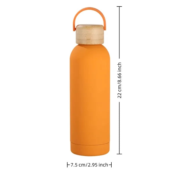 17oz Matte Stainless Steel Water Bottle Double Wall
