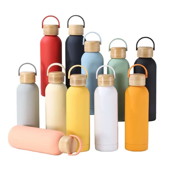 17oz Matte Stainless Steel Water Bottle Double Wall