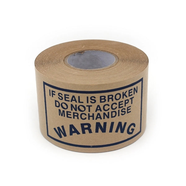 3" Wide Water Activated Gummed Kraft Paper Tape