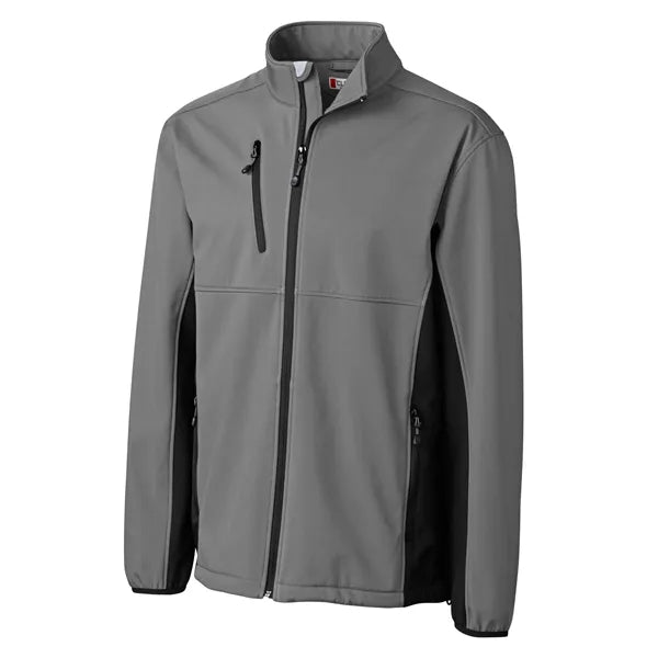 Clique Narvik Recycled Colorblock Stretch Softshell Mens ...