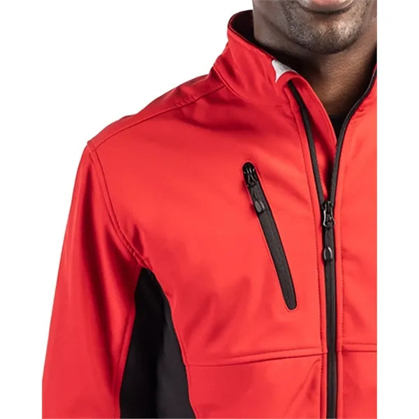 Clique Narvik Recycled Colorblock Stretch Softshell Mens ...