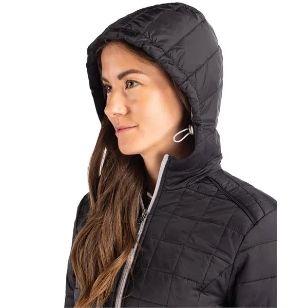 Cutter & Buck Rainier Recycled Insulated Puffer Womens Fu...