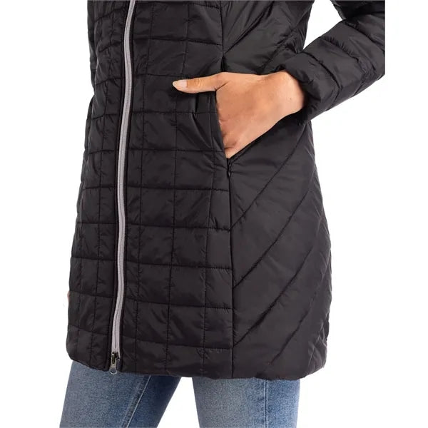Cutter & Buck Rainier Recycled Insulated Puffer Womens Fu...