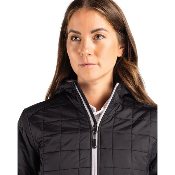 Cutter & Buck Rainier Recycled Insulated Puffer Womens Fu...