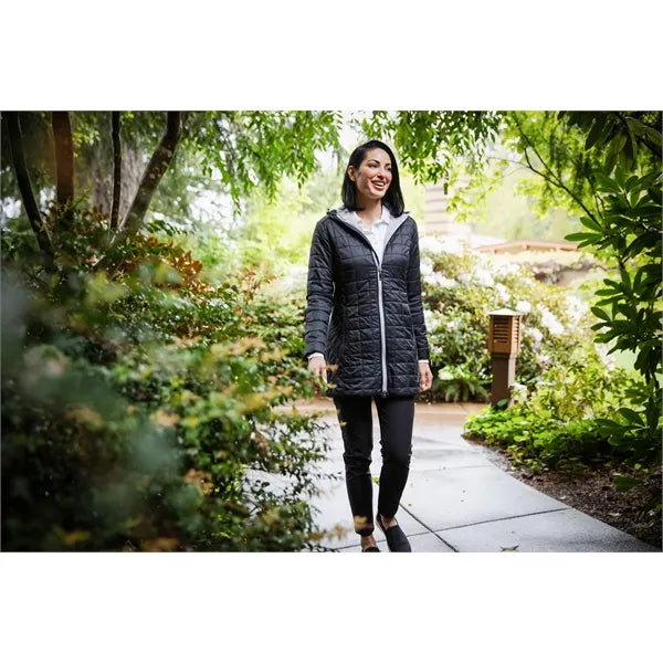 Cutter & Buck Rainier Recycled Insulated Puffer Womens Fu...