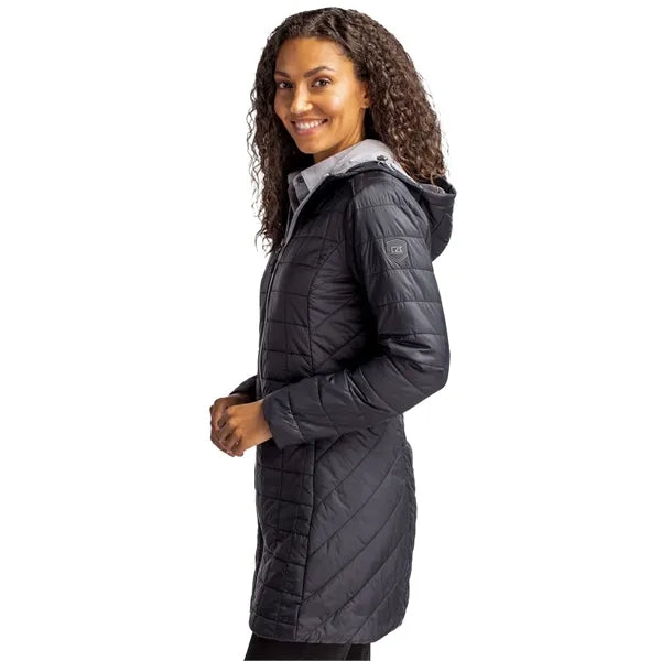 Cutter & Buck Rainier Recycled Insulated Puffer Womens Fu...
