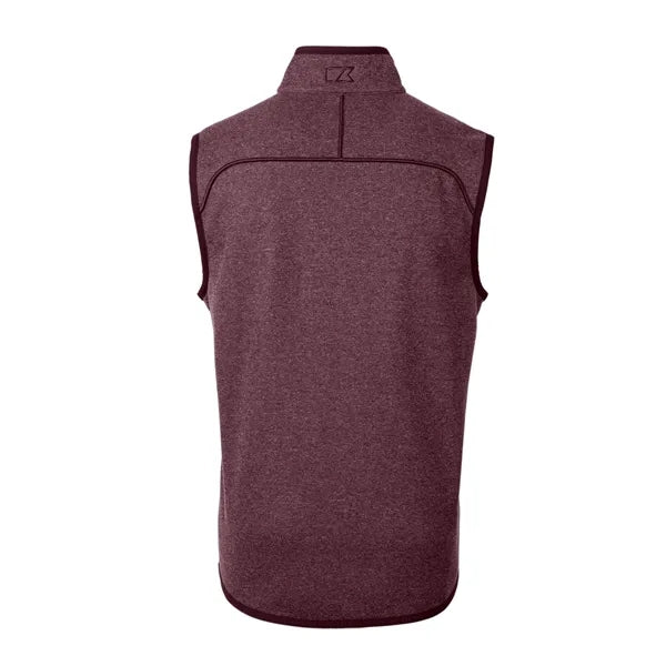 Cutter & Buck Mainsail Sweater-Knit Mens Full Zip Vest