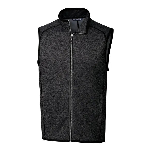 Cutter & Buck Mainsail Sweater-Knit Mens Full Zip Vest