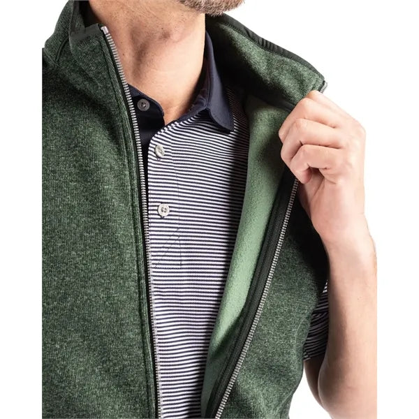 Cutter & Buck Mainsail Sweater-Knit Mens Full Zip Vest