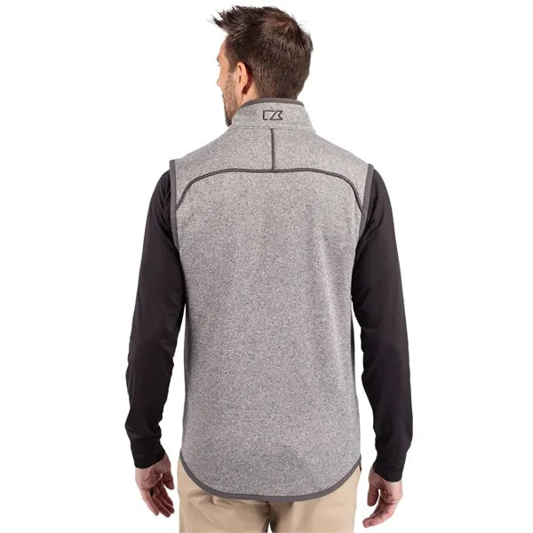 Cutter & Buck Mainsail Sweater-Knit Mens Full Zip Vest