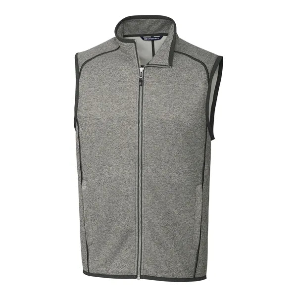 Cutter & Buck Mainsail Sweater-Knit Mens Full Zip Vest