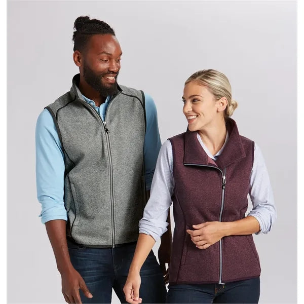 Cutter & Buck Mainsail Sweater-Knit Mens Full Zip Vest