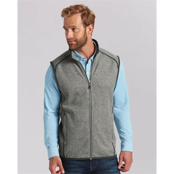 Cutter & Buck Mainsail Sweater-Knit Mens Full Zip Vest
