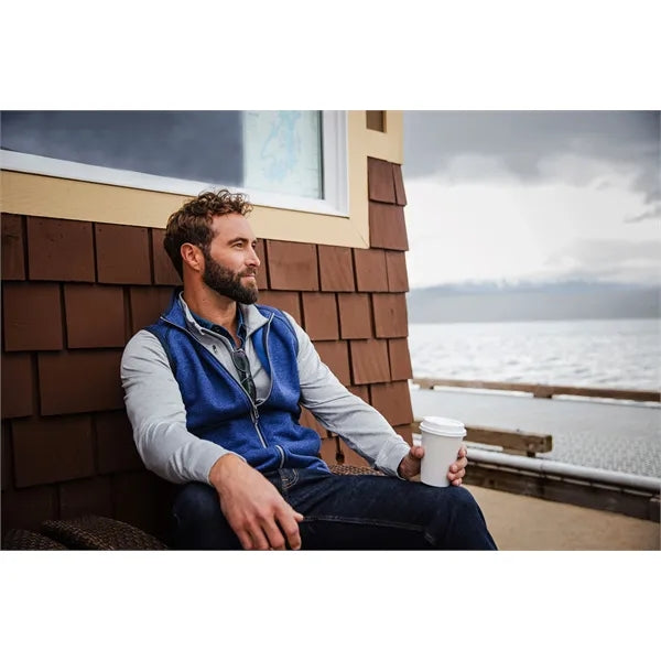 Cutter & Buck Mainsail Sweater-Knit Mens Full Zip Vest