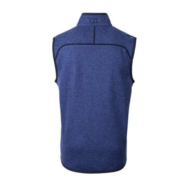 Cutter & Buck Mainsail Sweater-Knit Mens Full Zip Vest