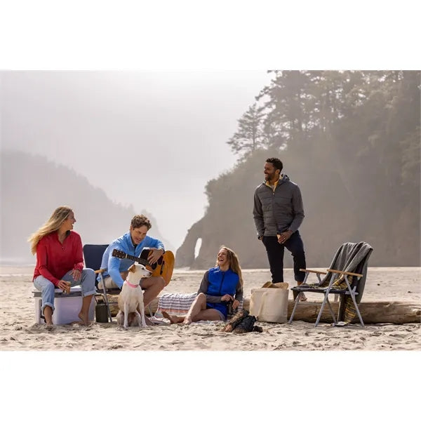 Cutter & Buck Peshastin Recycled GridFleece Mens Half Zip...