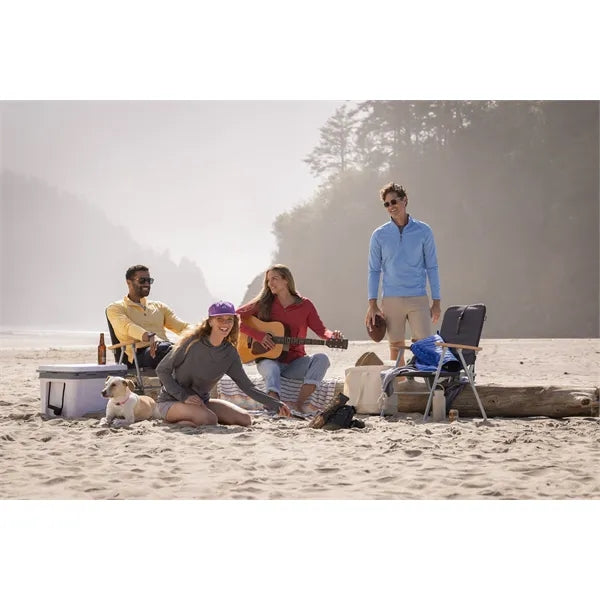 Cutter & Buck Peshastin Recycled GridFleece Mens Half Zip...