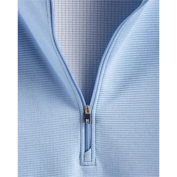 Cutter & Buck Peshastin Recycled GridFleece Mens Half Zip...