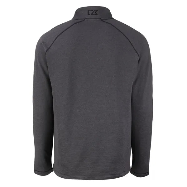 Cutter & Buck Peshastin Recycled GridFleece Mens Half Zip...