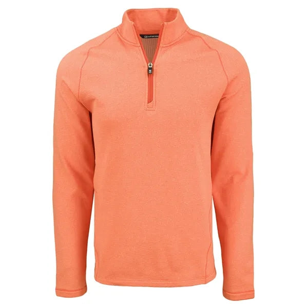 Cutter & Buck Peshastin Recycled GridFleece Mens Half Zip...
