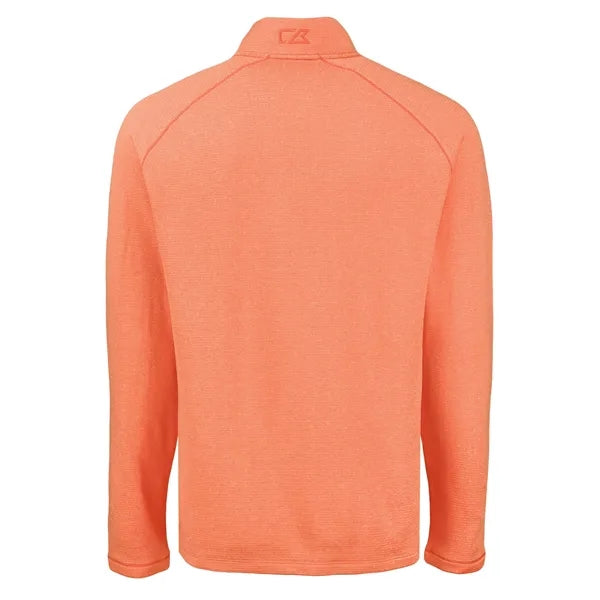 Cutter & Buck Peshastin Recycled GridFleece Mens Half Zip...