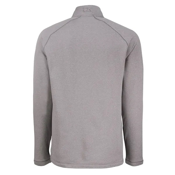 Cutter & Buck Peshastin Recycled GridFleece Mens Half Zip...