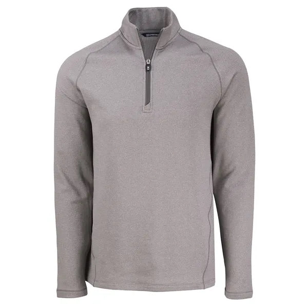 Cutter & Buck Peshastin Recycled GridFleece Mens Half Zip...