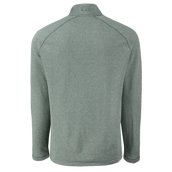 Cutter & Buck Peshastin Recycled GridFleece Mens Half Zip...