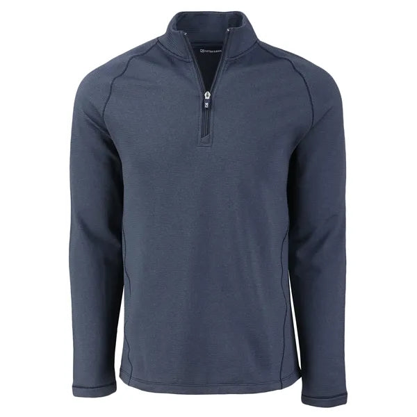 Cutter & Buck Peshastin Recycled GridFleece Mens Half Zip...