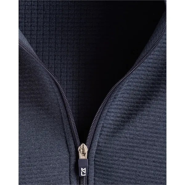 Cutter & Buck Peshastin Recycled GridFleece Mens Half Zip...