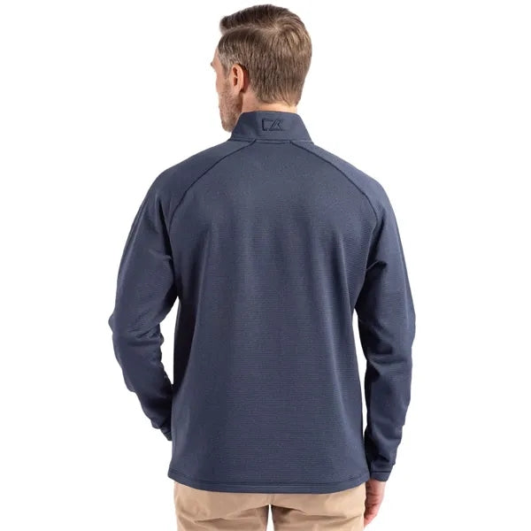 Cutter & Buck Peshastin Recycled GridFleece Mens Half Zip...