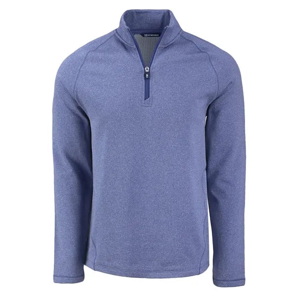 Cutter & Buck Peshastin Recycled GridFleece Mens Half Zip...