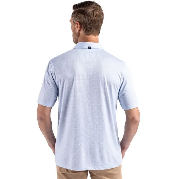 Cutter & Buck Pike Recycled Diamond Dot Print Mens Big & ...