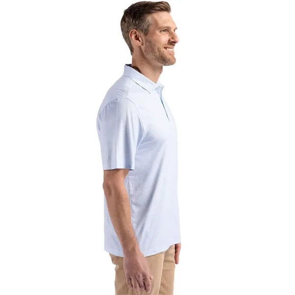 Cutter & Buck Pike Recycled Diamond Dot Print Mens Big & ...