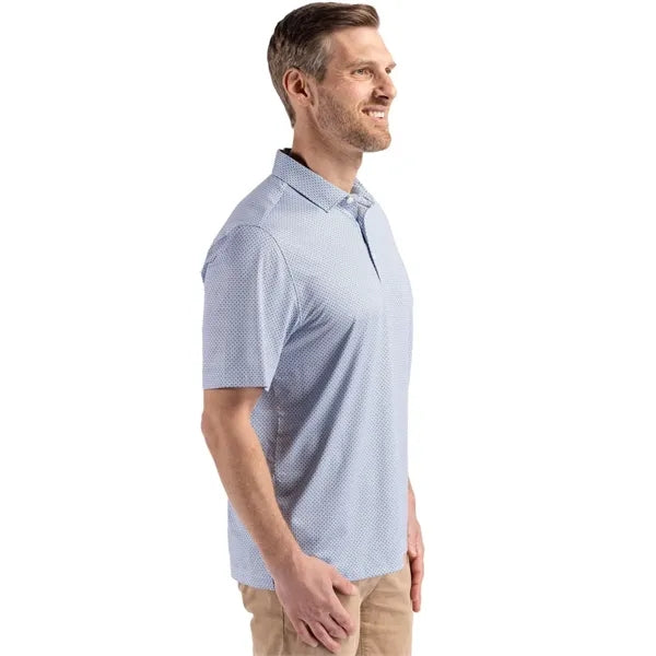 Cutter & Buck Pike Recycled Diamond Dot Print Mens Big & ...