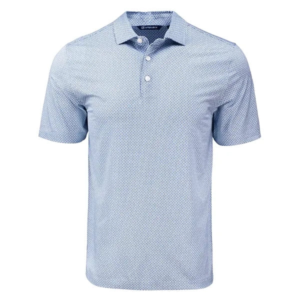 Cutter & Buck Pike Recycled Diamond Dot Print Mens Big & ...