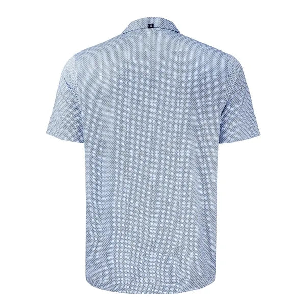 Cutter & Buck Pike Recycled Diamond Dot Print Mens Big & ...