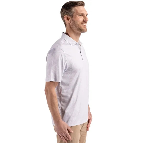 Cutter & Buck Pike Recycled Diamond Dot Print Mens Big & ...