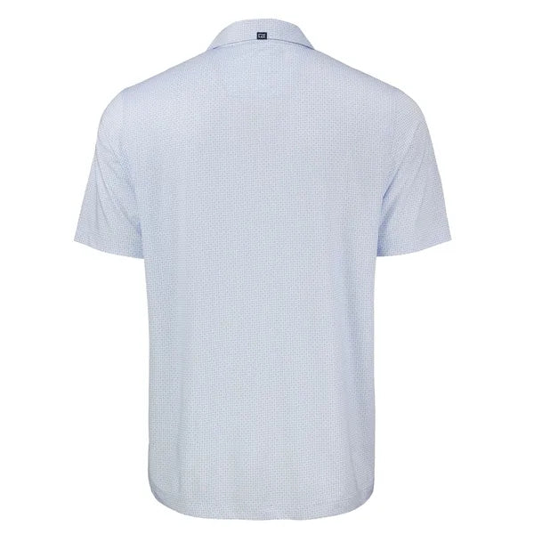 Cutter & Buck Pike Recycled Diamond Dot Print Mens Polo