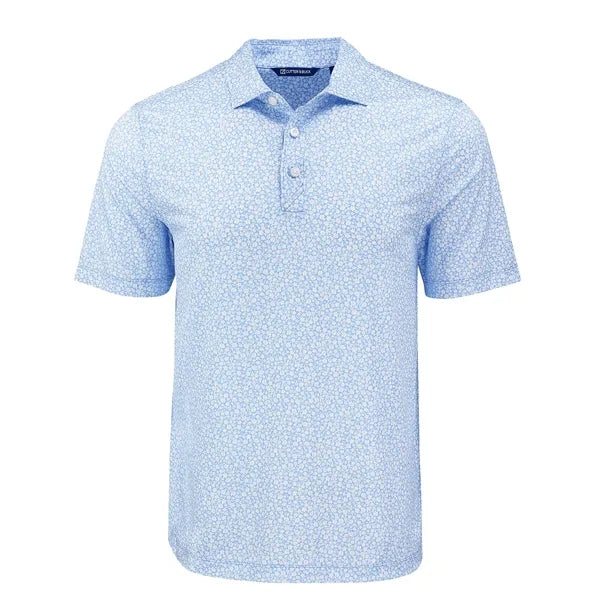 Cutter & Buck Pike Recycled Flora Print Mens Polo