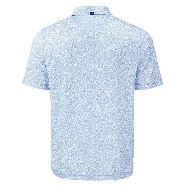 Cutter & Buck Pike Recycled Flora Print Mens Polo