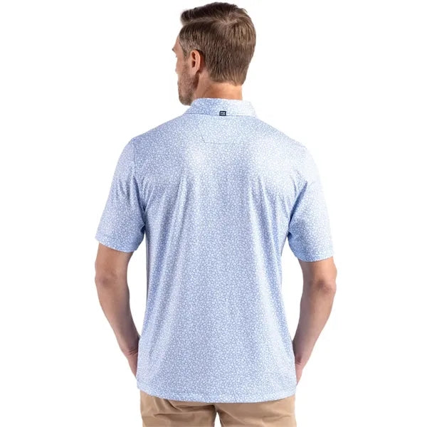 Cutter & Buck Pike Recycled Flora Print Mens Polo