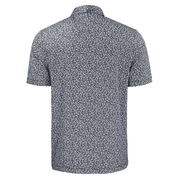 Cutter & Buck Pike Recycled Flora Print Mens Polo