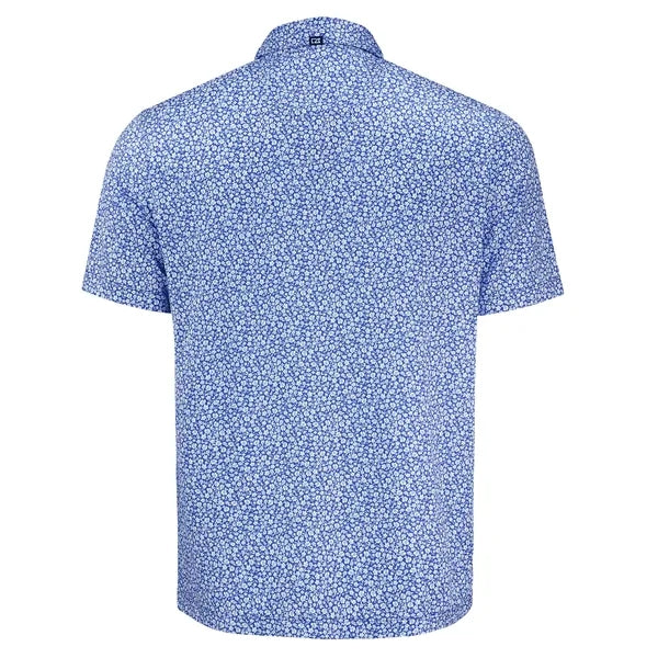 Cutter & Buck Pike Recycled Flora Print Mens Polo