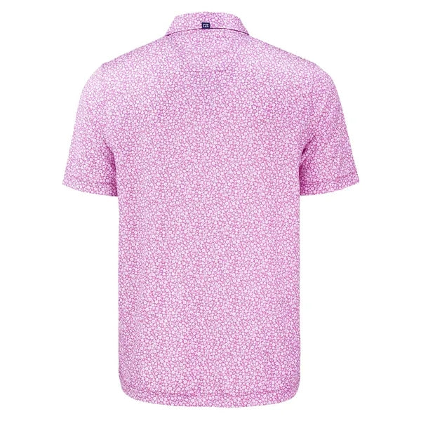 Cutter & Buck Pike Recycled Flora Print Mens Polo